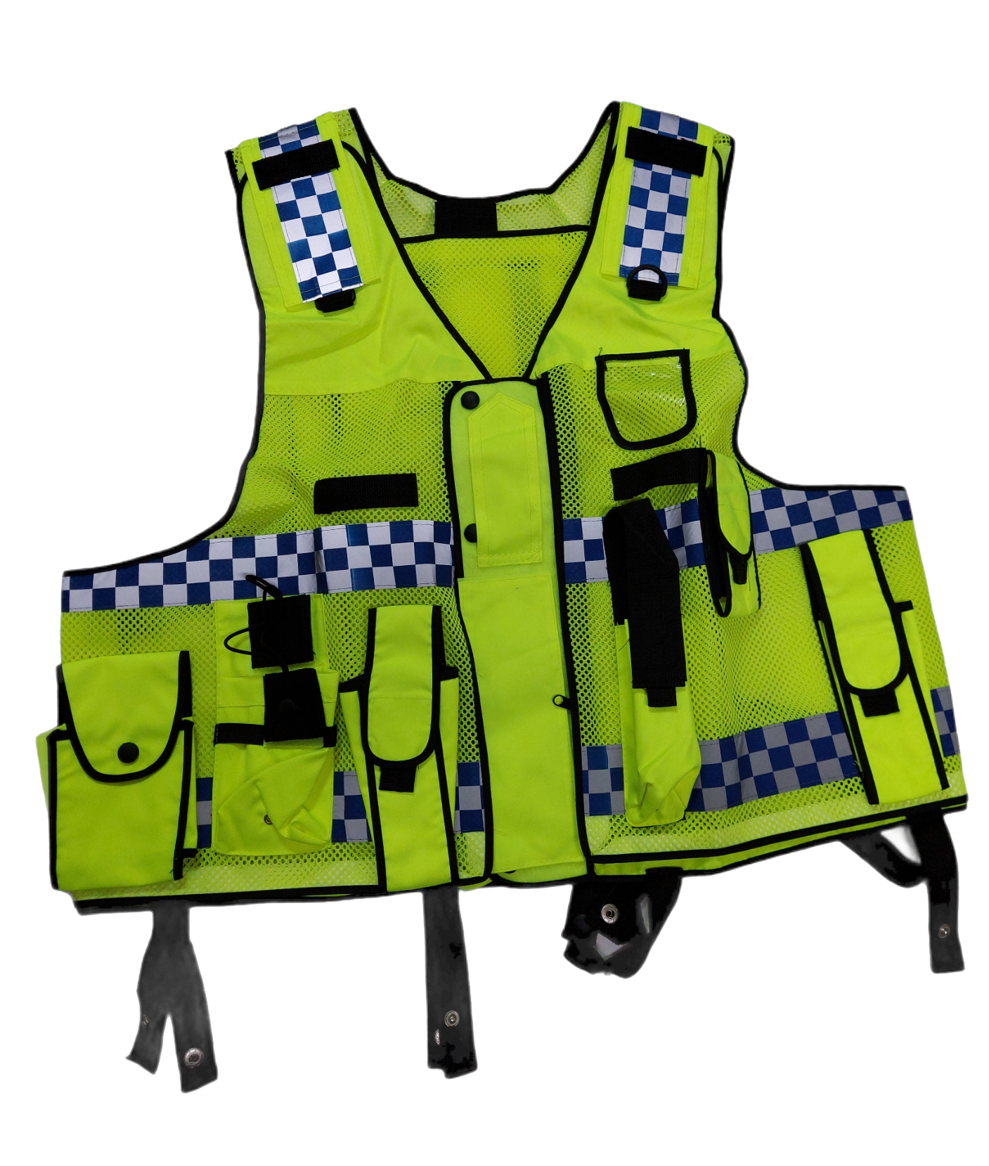 Multi-task traffic jacket, Scotland Yard style