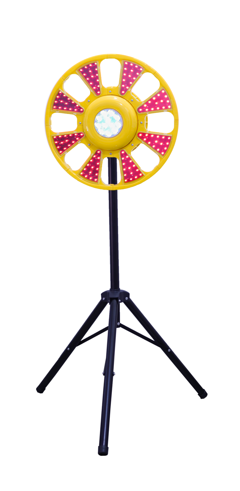 Large light mill, 57 cm diameter, operates via dry batteries or a 220V power source